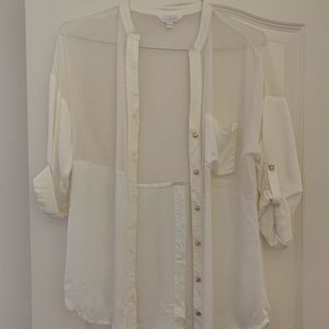 Charming Charlie chiffon top